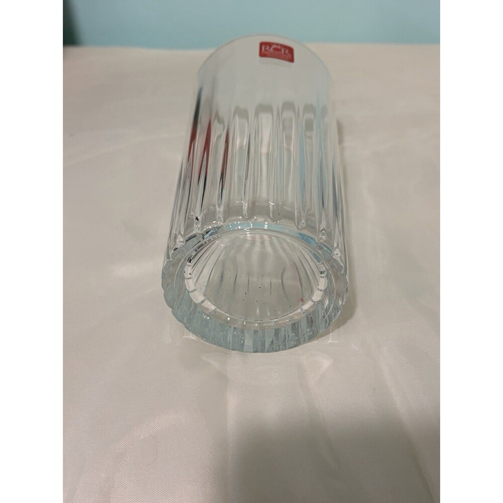 Set of 6–RCR Timeless Luxion Crystal Tumblers Glasses 14.98 OZ ITALY NEW In Box - Picture 5 of 9
